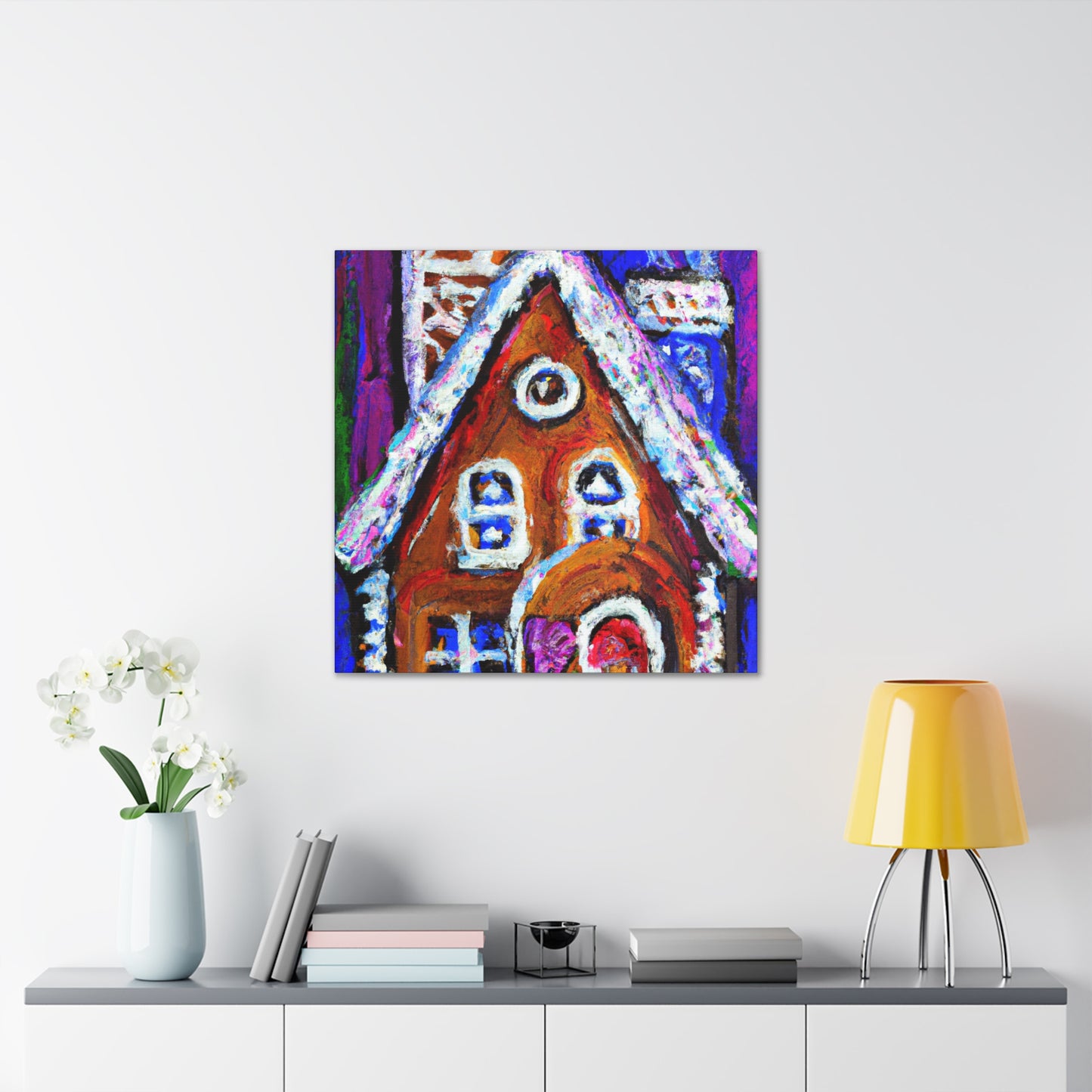 Gingerbread Dream Home - Canvas