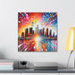 "Vibrant Urban Dreams" - Canvas