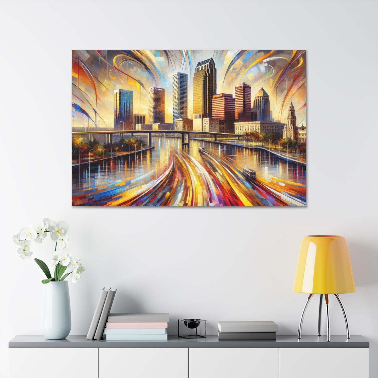 "Enigmatic Tampa Dreamscape" - Canvas