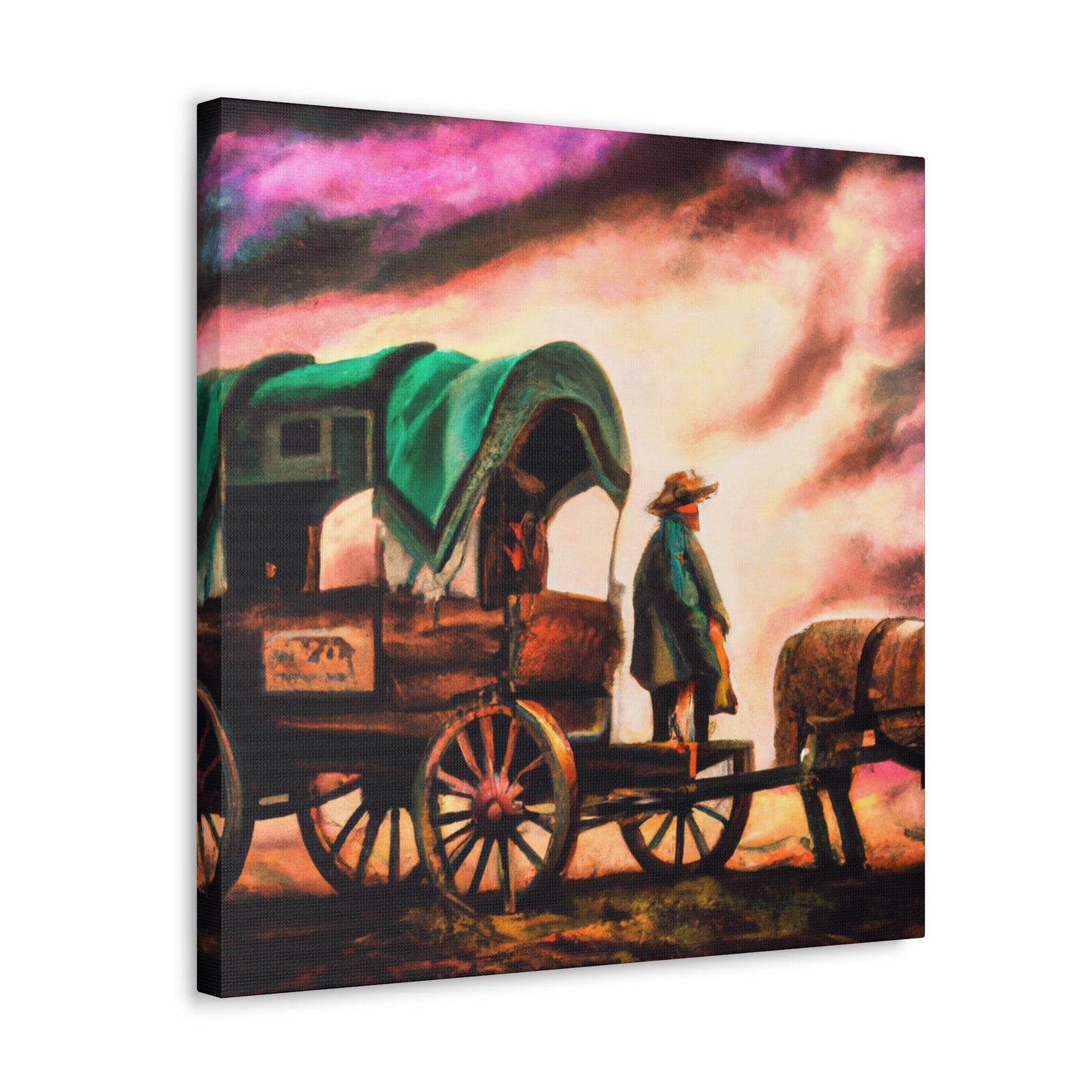 "Chuck Wagon Splendor" - Canvas