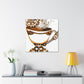 Cup of Steam Coffee - Canvas