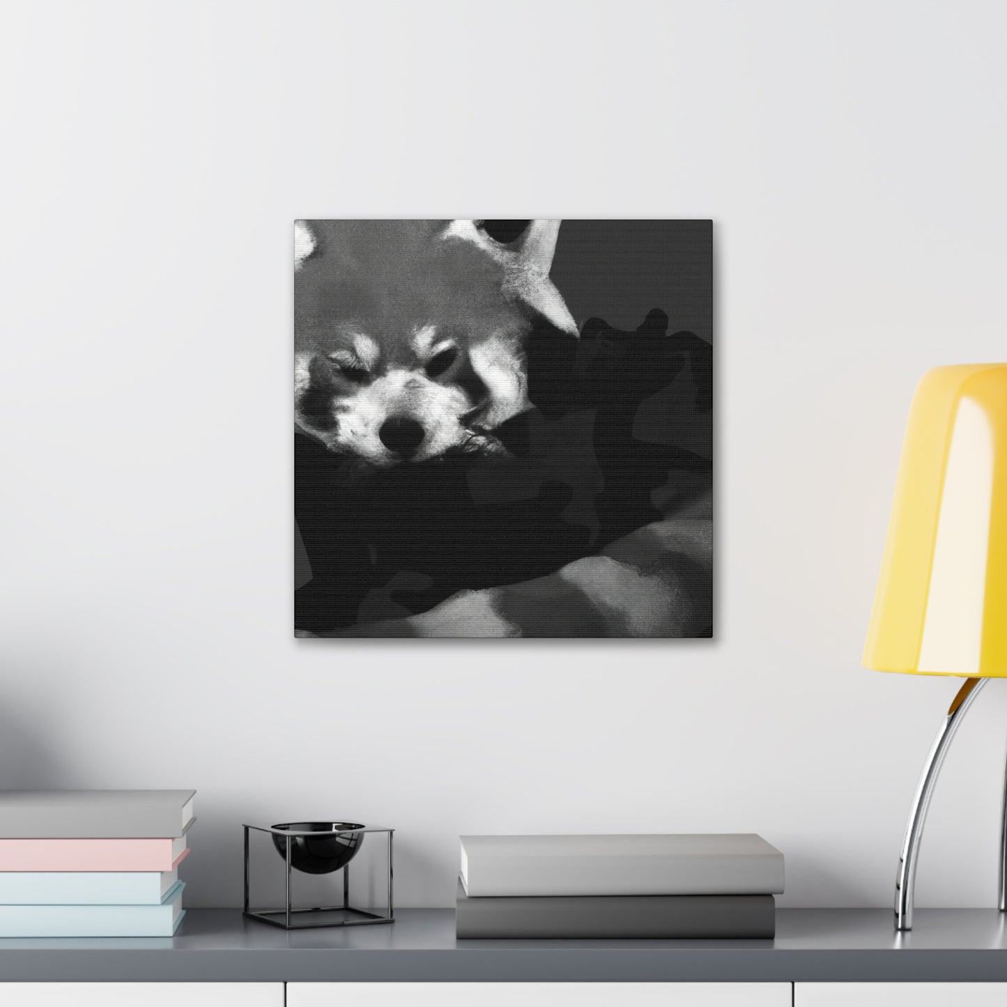 Red Panda Expressionism - Canvas