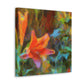 Lilies in Impressionism - Canvas