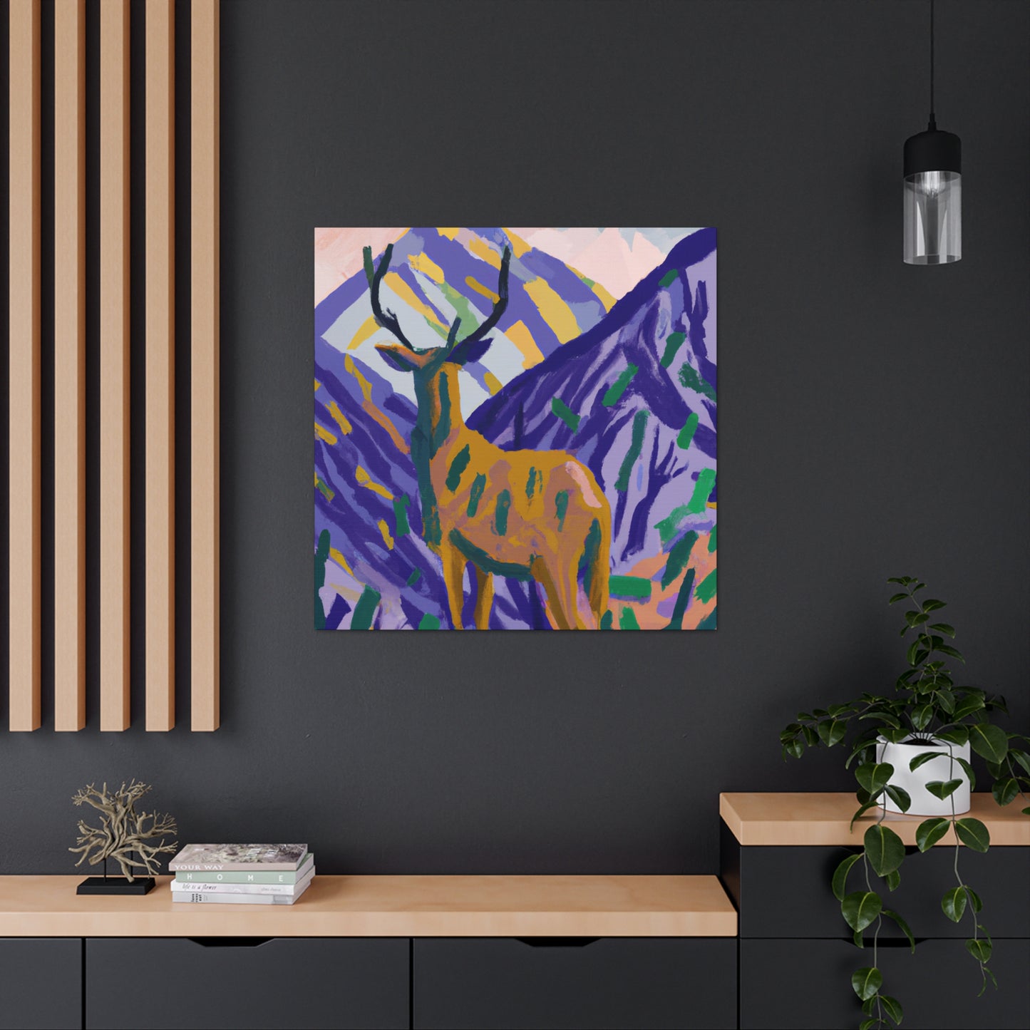 Fawn in Fauvist Hues - Canvas