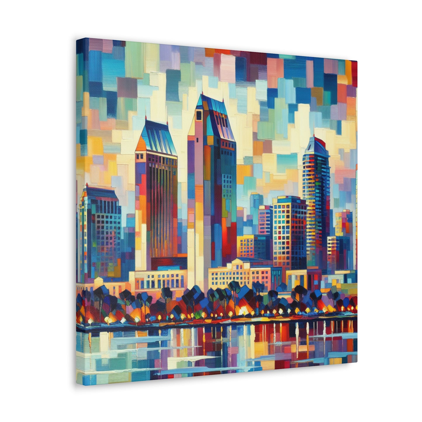 "Vibrant San Diego Spirit" - Canvas