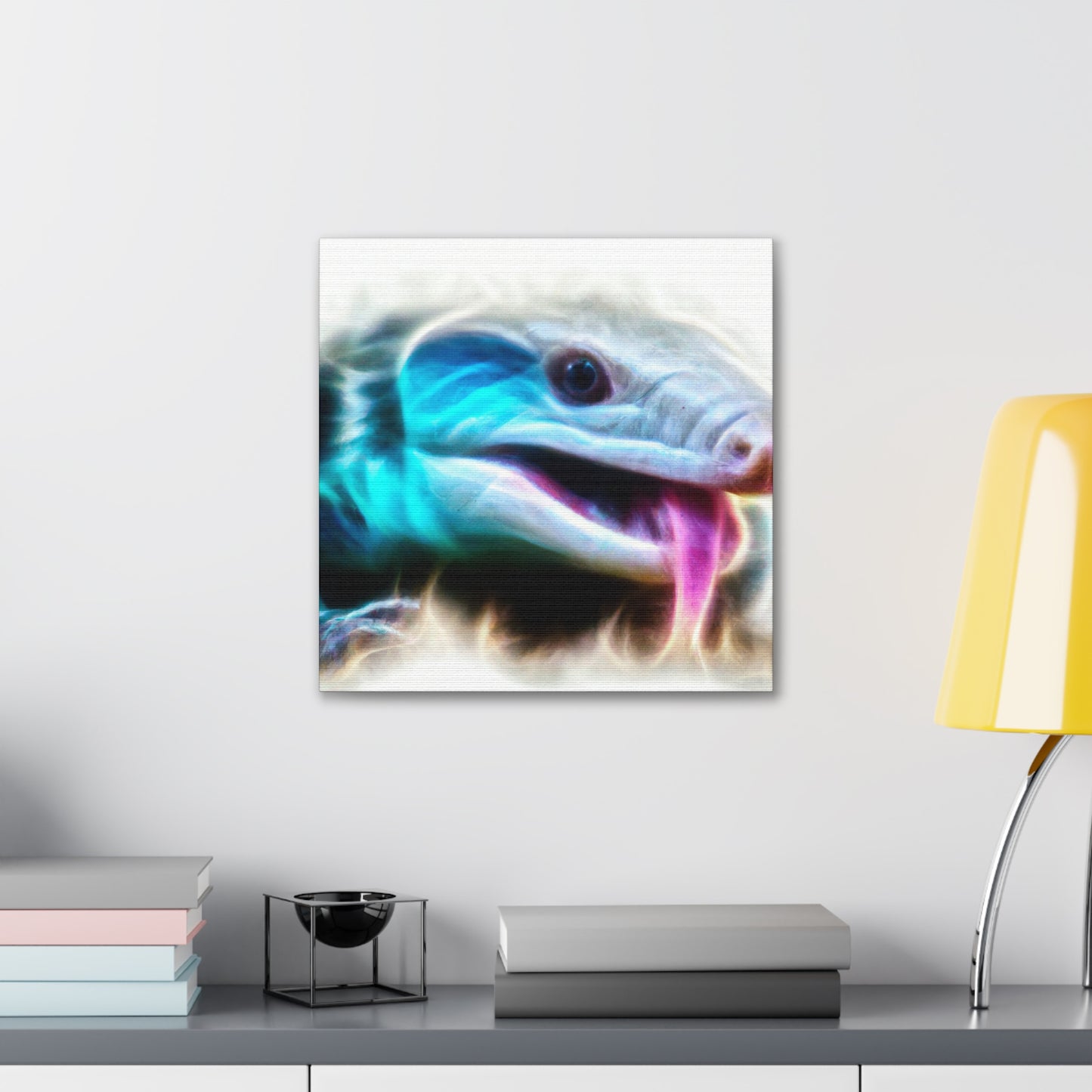 Blue Tongue Reflection - Canvas