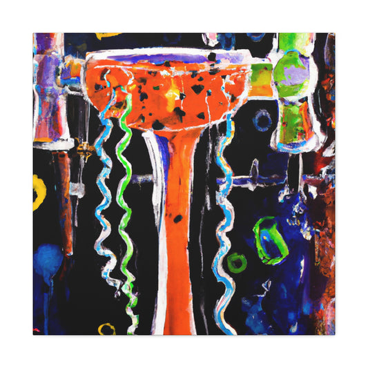 "Bar Tap Mural Art" - Canvas