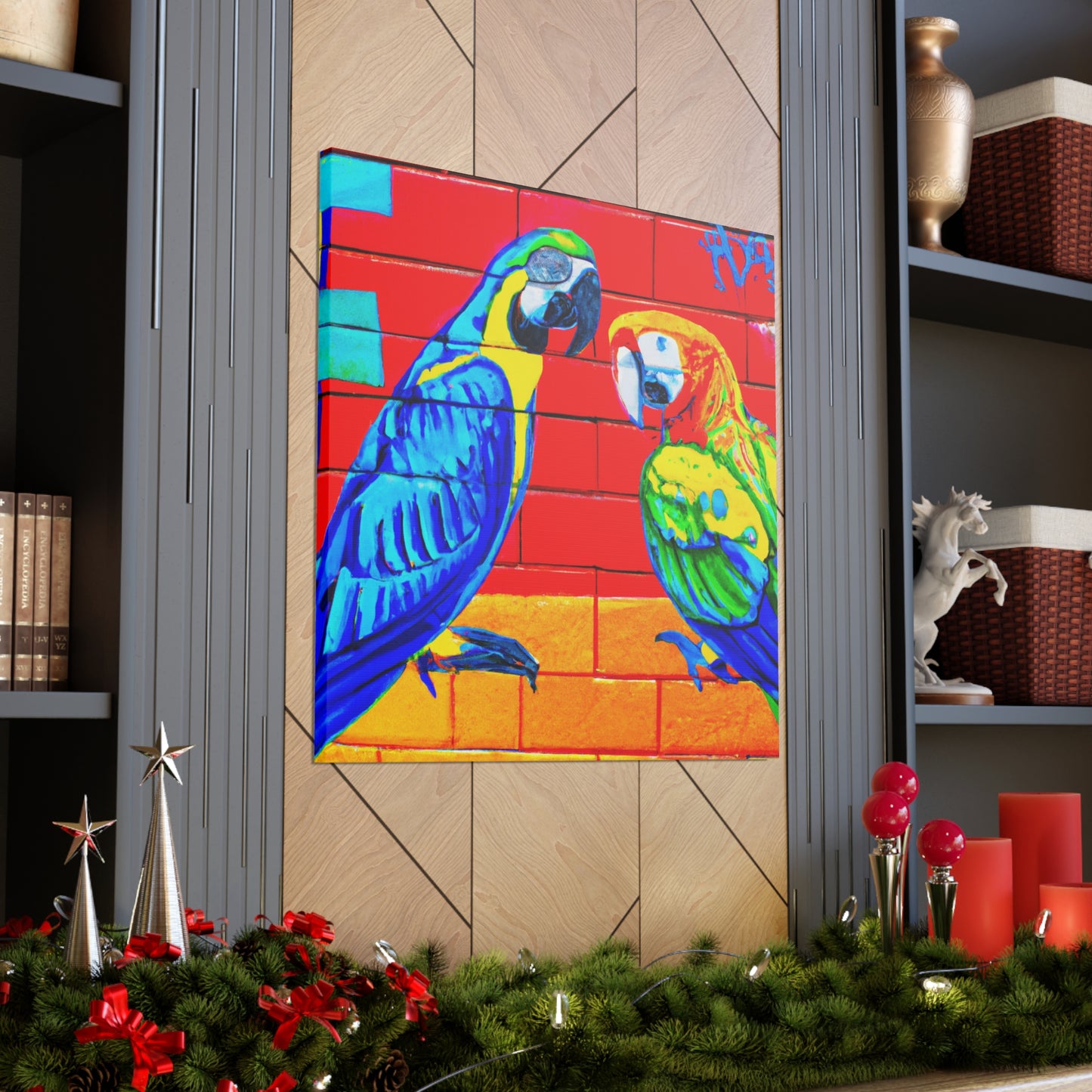 Macaws in Splendor. - Canvas