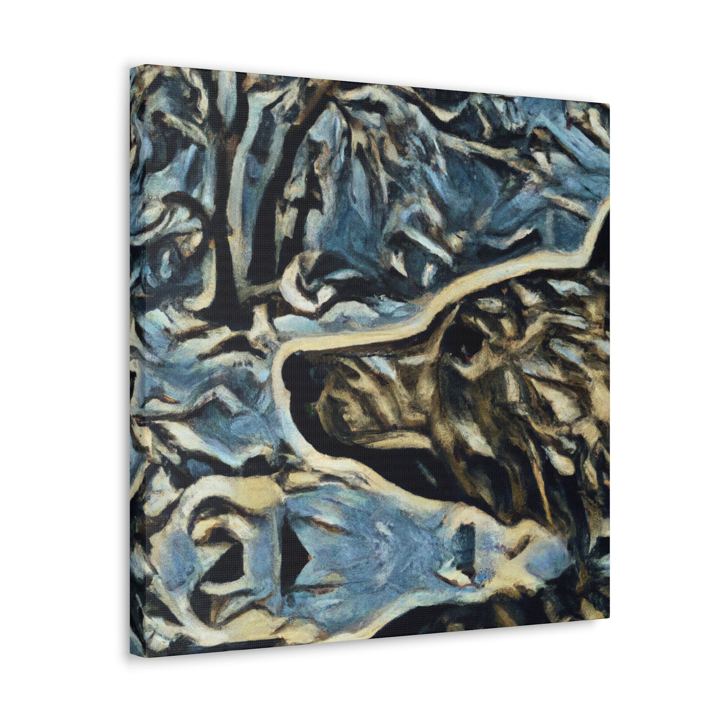 Otter in Abstract Form - Canvas