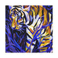 Tiger Unleashed in Art - Canvas