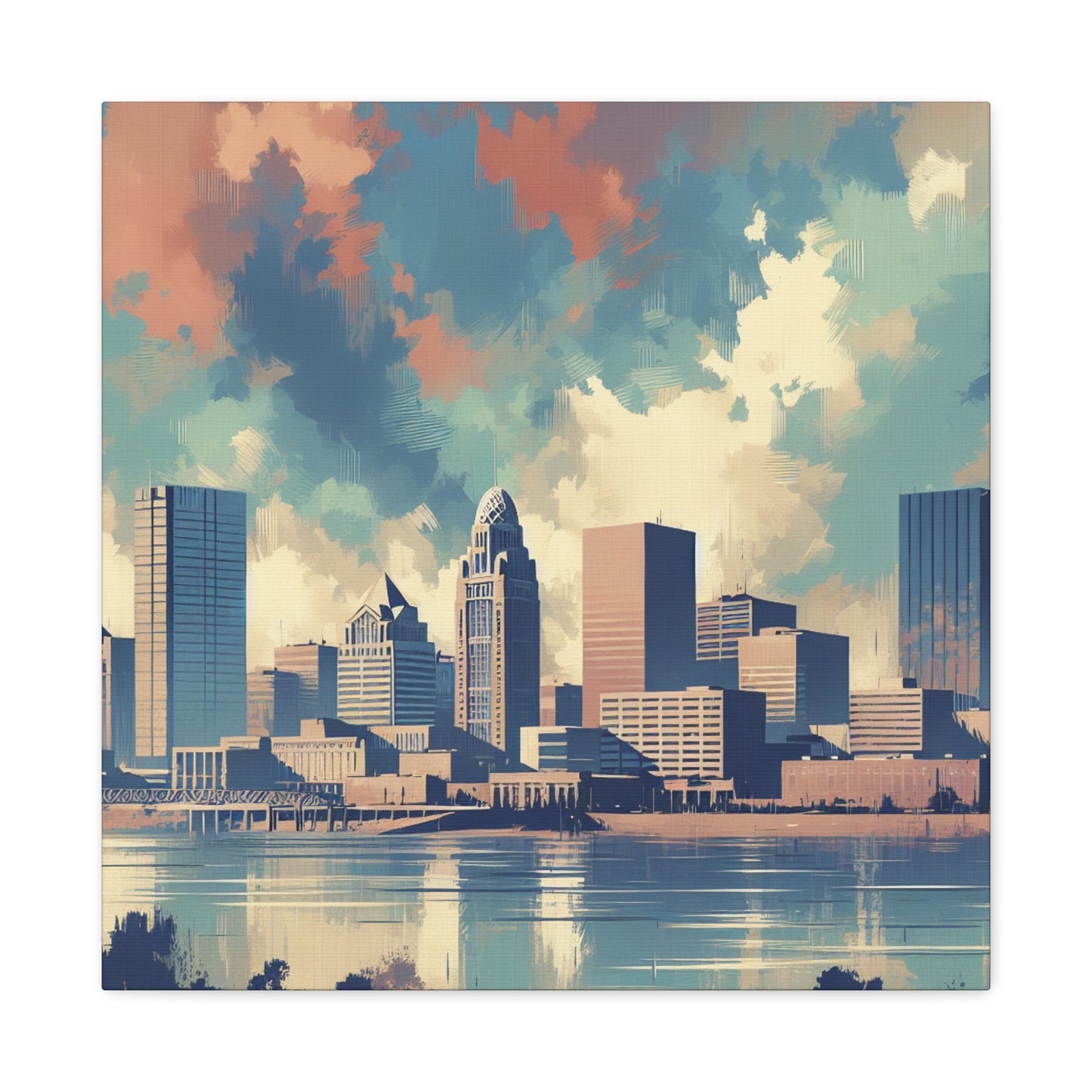 "Louisville's Vibrant Canvas" - Canvas