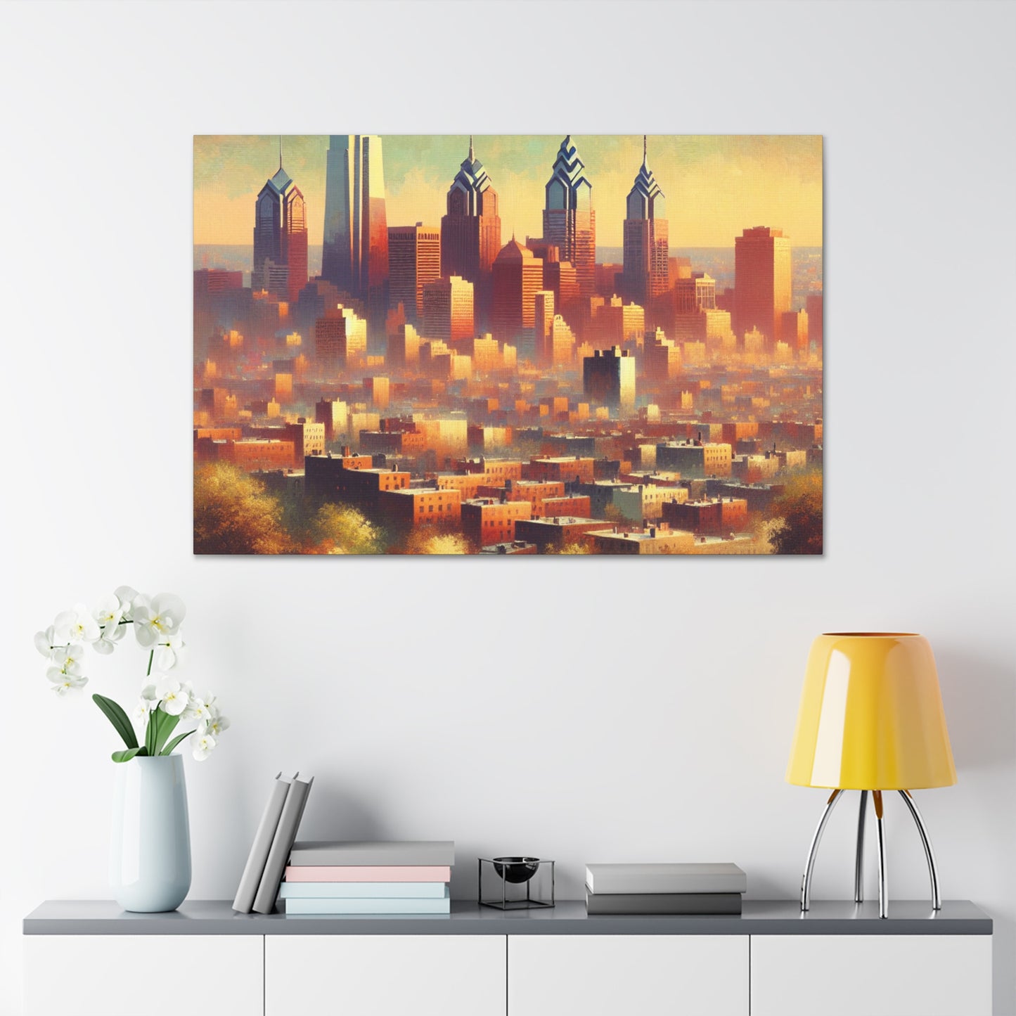 "Philadelphia's Renaissance Brilliance" - Canvas