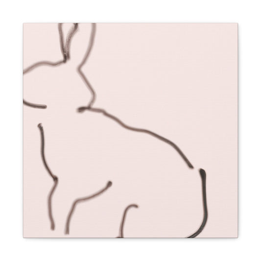 Rabbit of Minimalism - Canvas