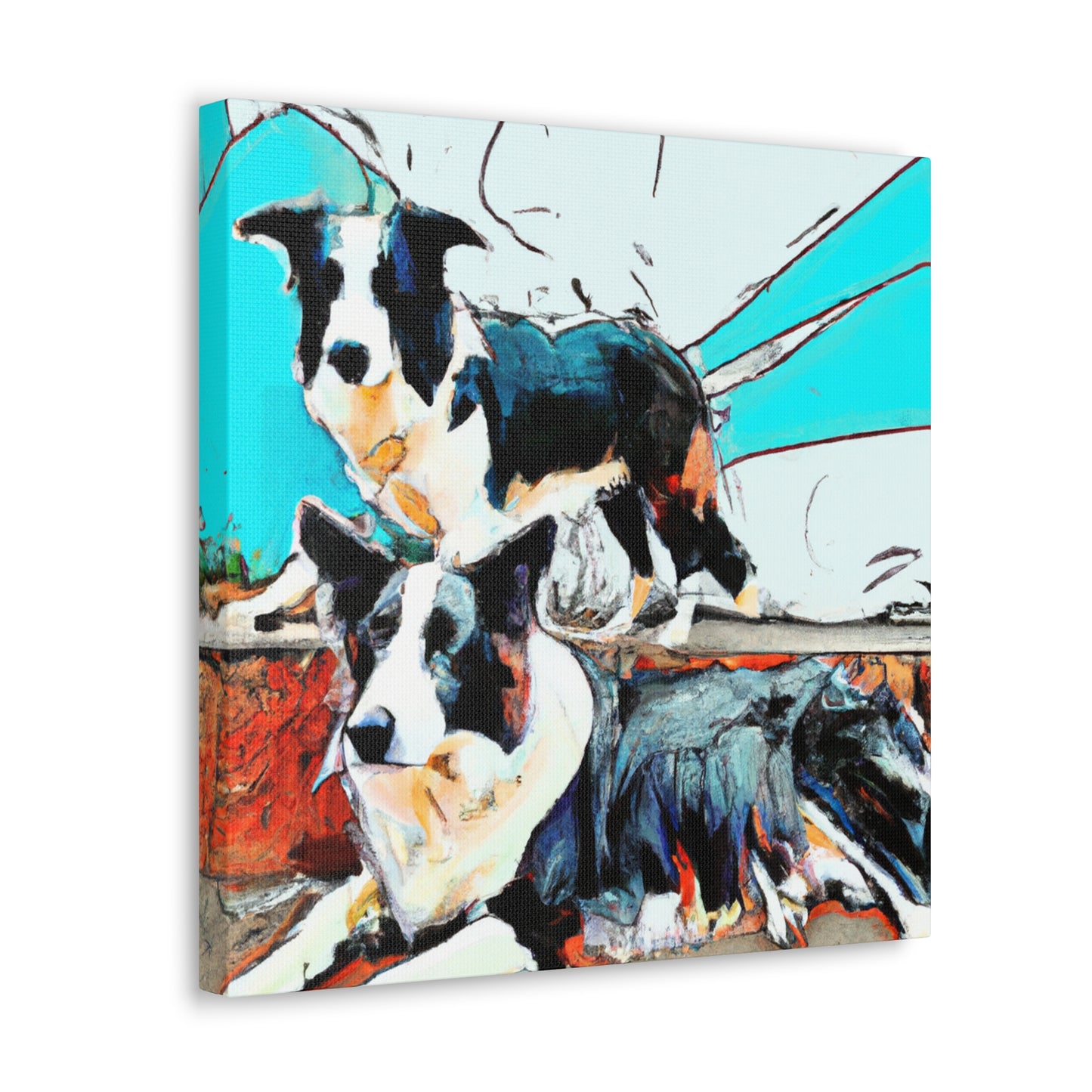 The Perfect Border Collie - Canvas