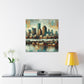 "Harbor Hues of Boston" - Canvas