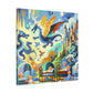 Enchanting Dragon Dreamscape - Canvas