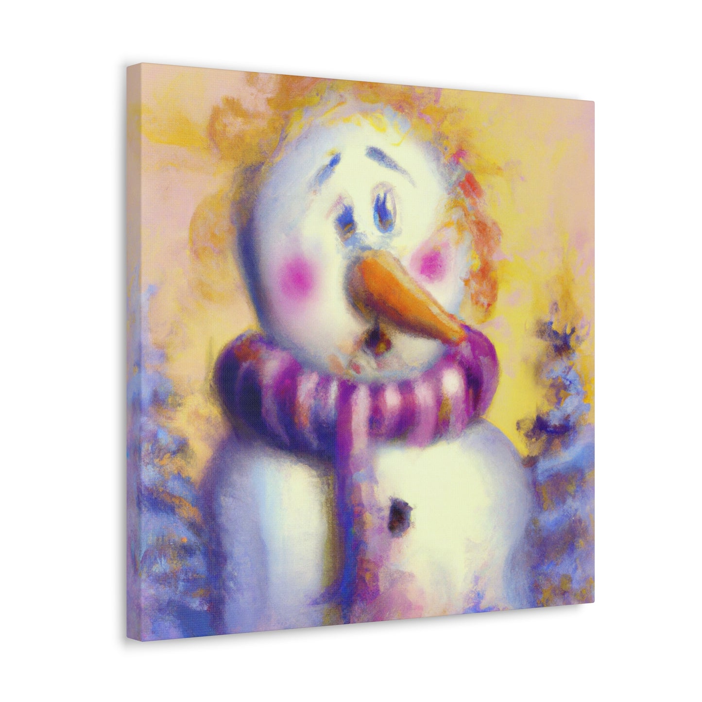 "Snowman in Surreality" - Canvas