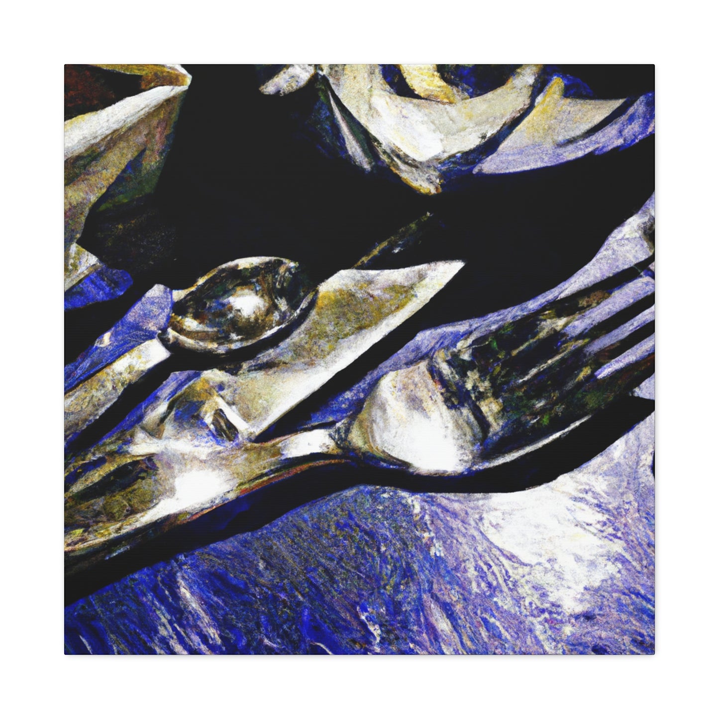 Silverware Impressionism. - Canvas