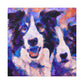 "Border Collie Impressionism" - Canvas