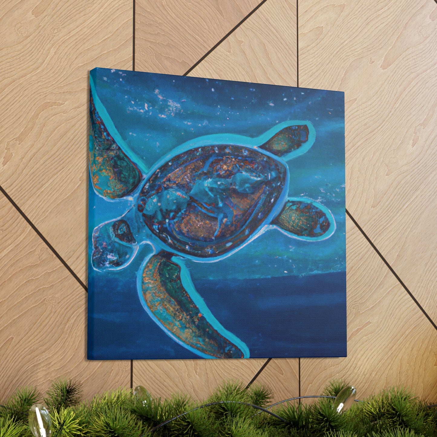 "Sea Turtle Awakening" - Canvas