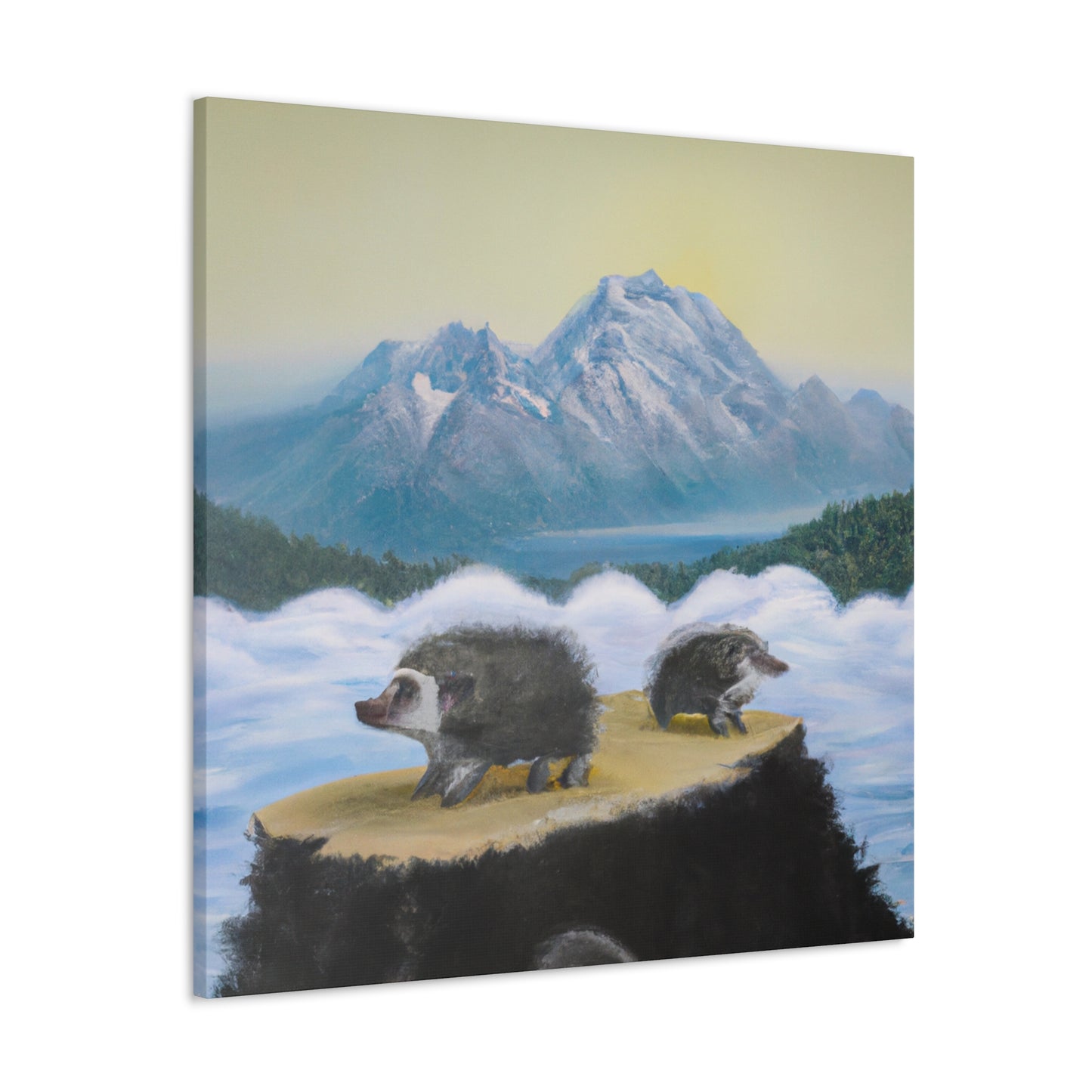 Hedgehog in Dreamscape - Canvas