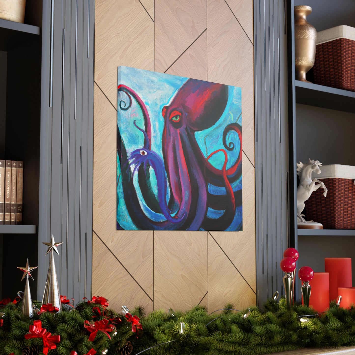 Octopus in Dreamsland - Canvas