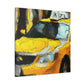 Taxi in the City - Canvas