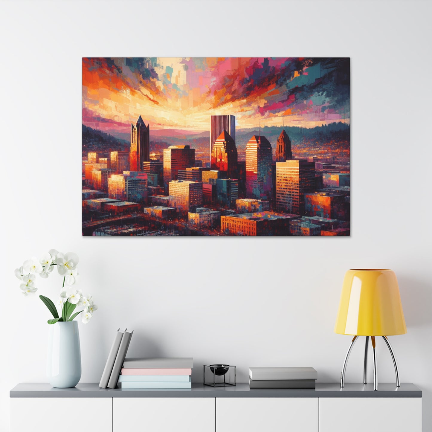 "Pioneer City Symphony" - Canvas