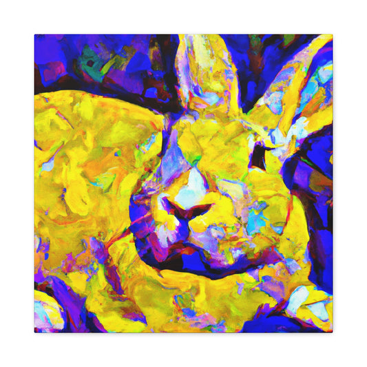 Rabbit in Fauvism - Canvas