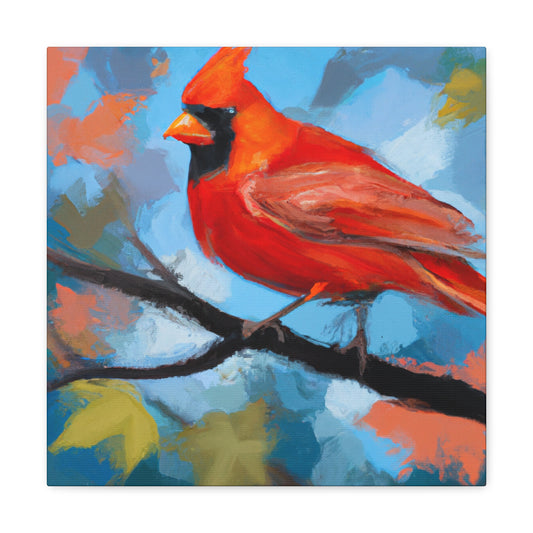 Northern Cardinal Hues - Canvas