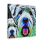 "Majestic White Great Pyrenees" - Canvas