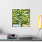 "Pine Tree in Impressionism" - Canvas