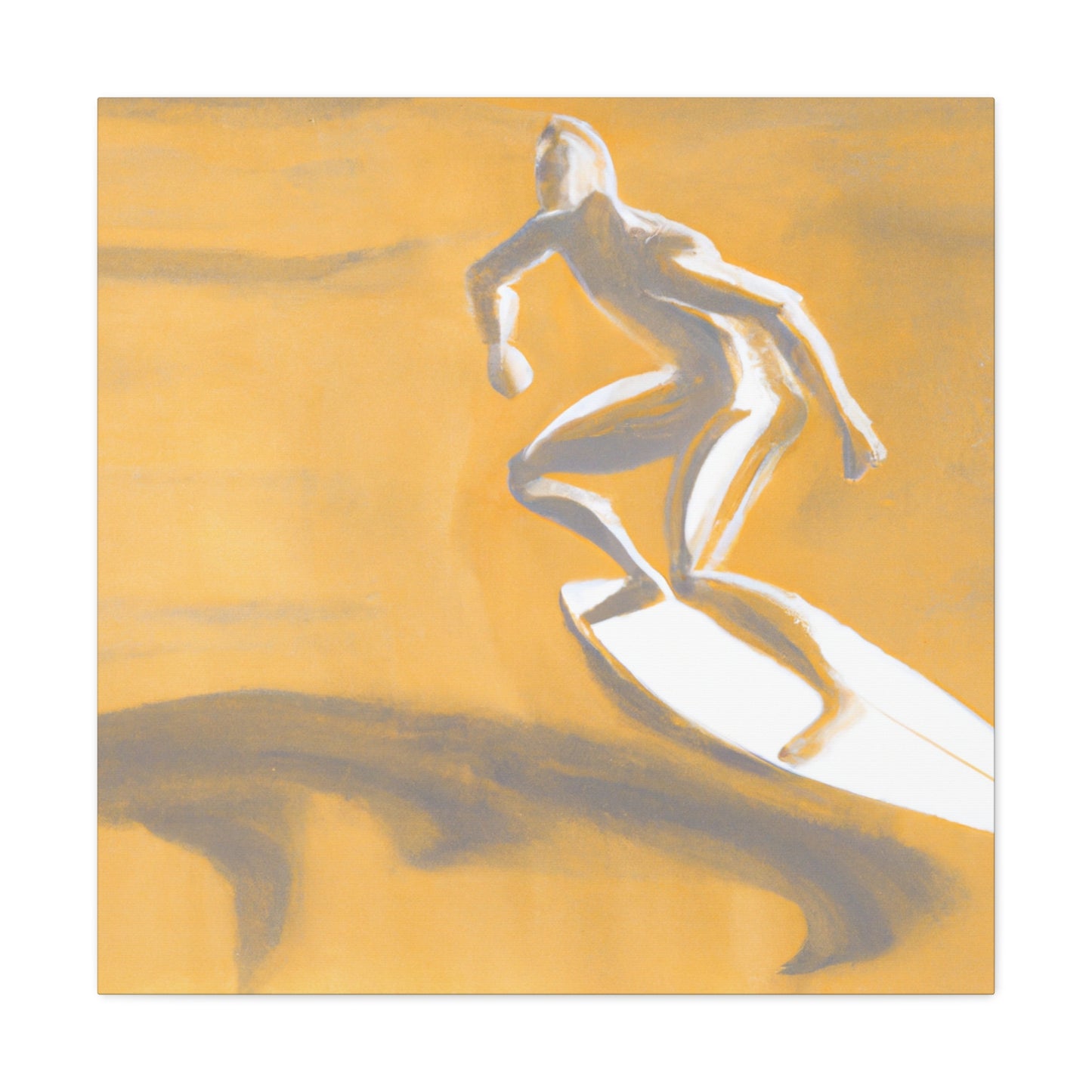 Surfers on a Wave - Canvas