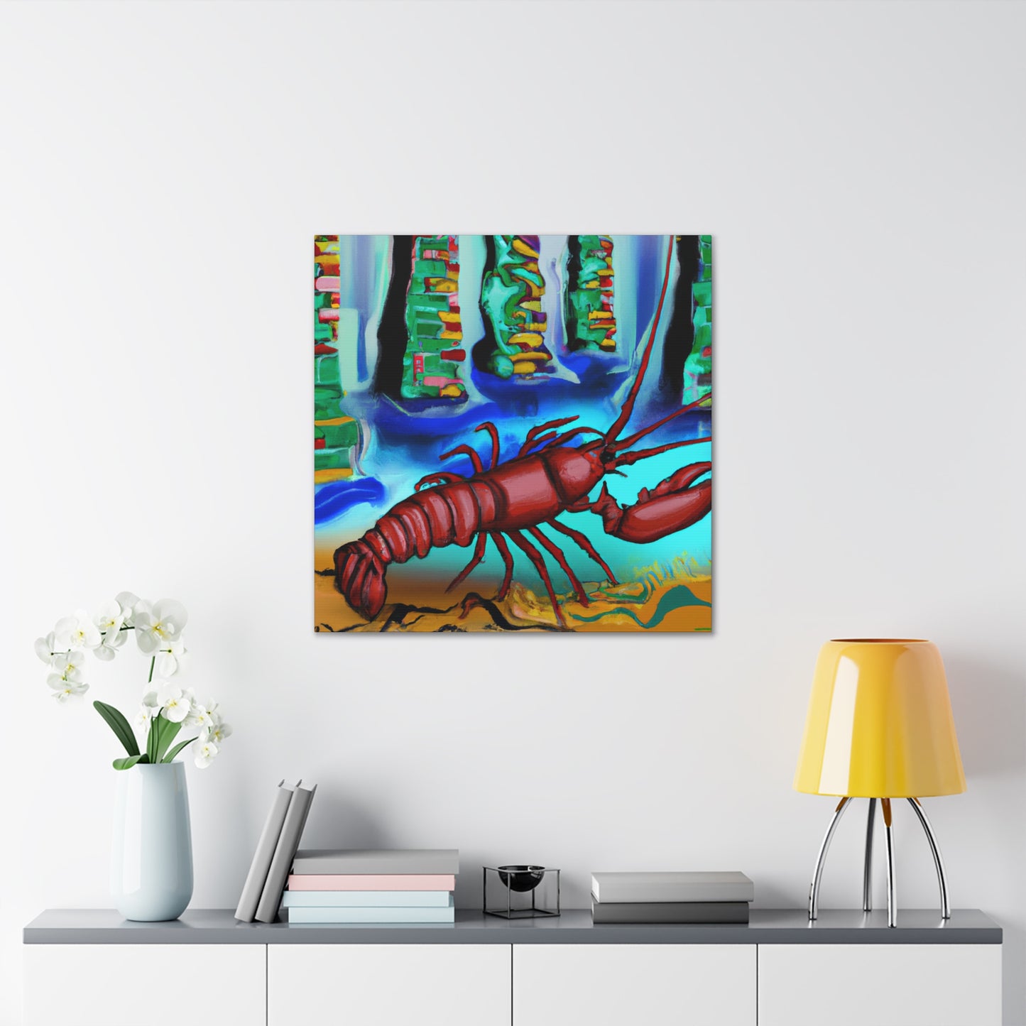 "Lobster Love Revival" - Canvas