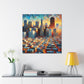 "Golden City Sunrise" - Canvas