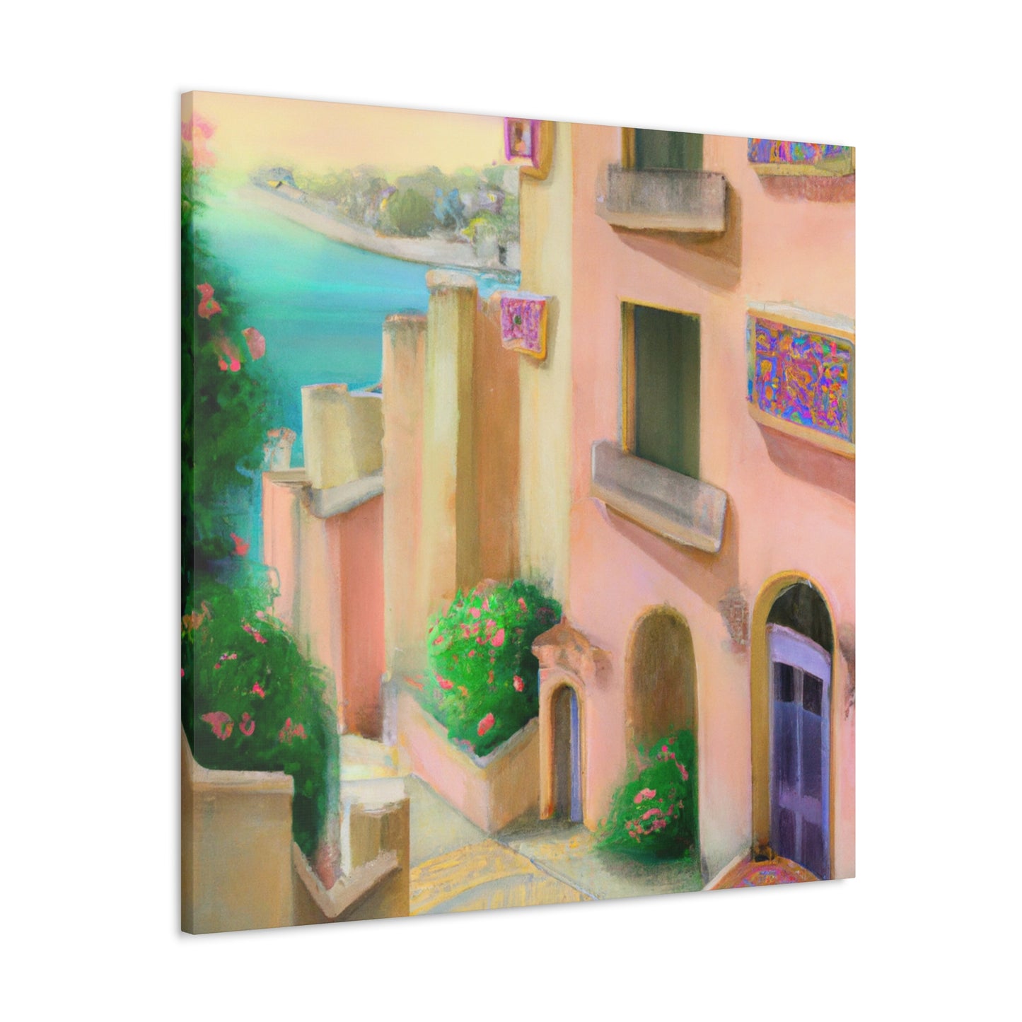 "Summertime Mediterranean Dream" - Canvas