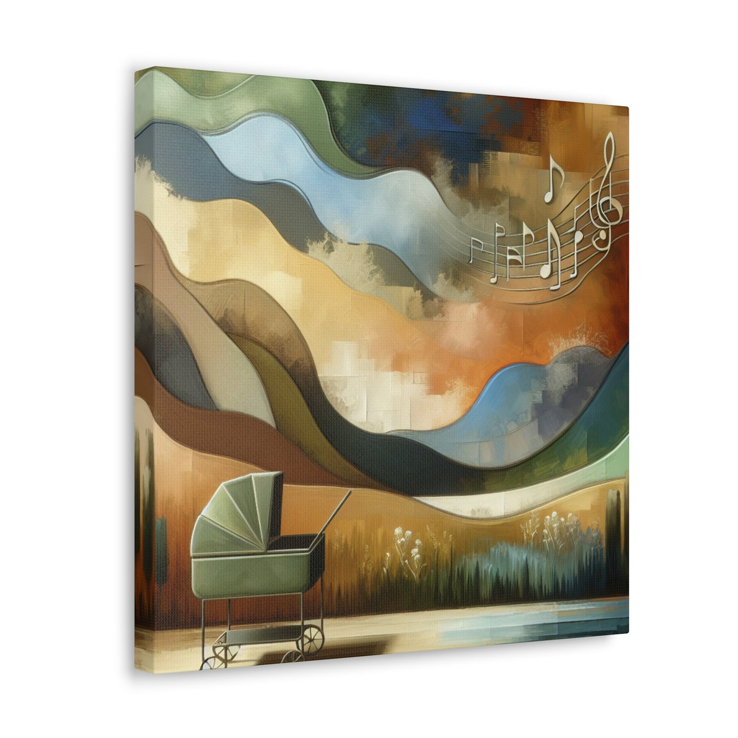 Whispering Melodies in Nature - Canvas