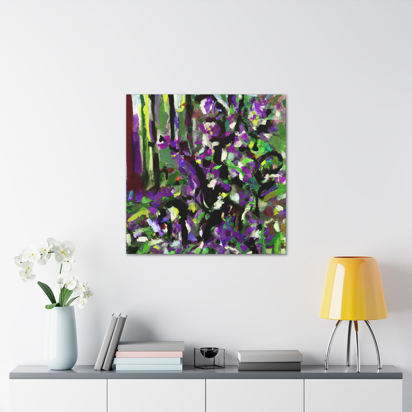 Lilac in Expressionism - Canvas