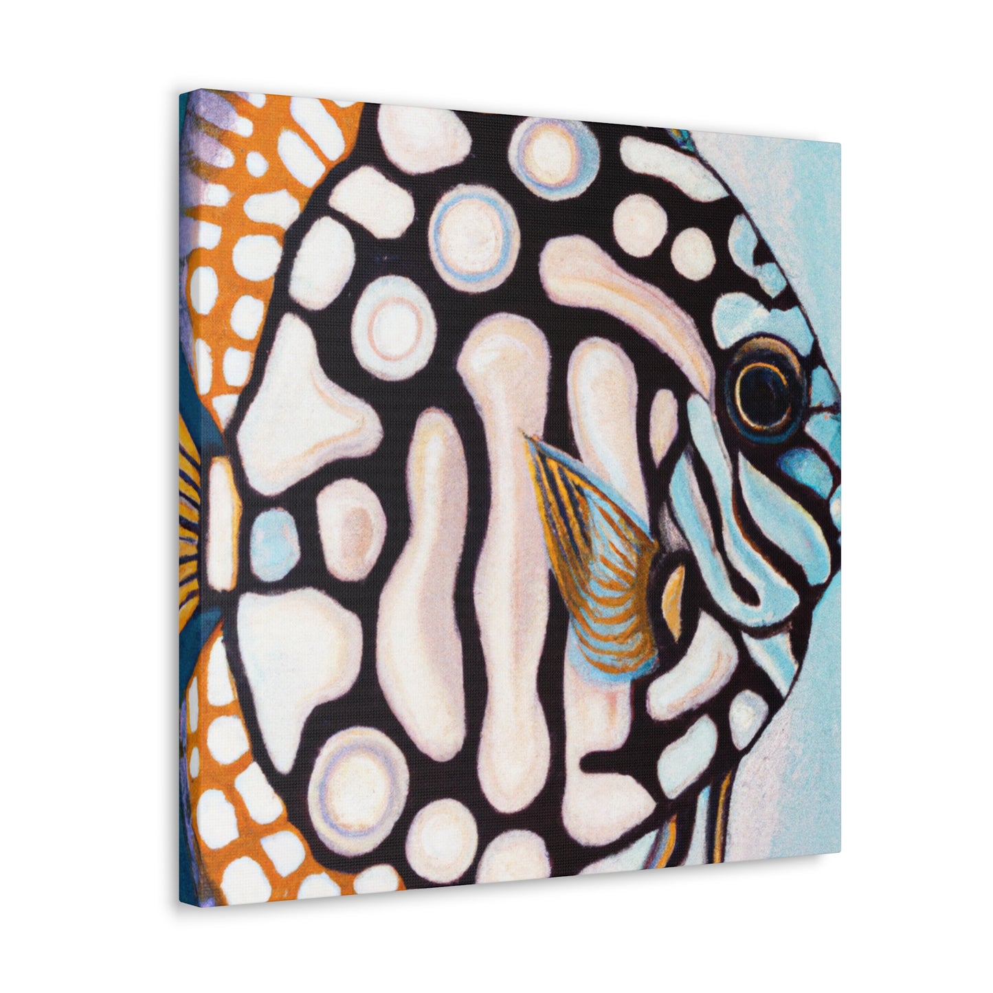 "Discus in Motion Deco" - Canvas