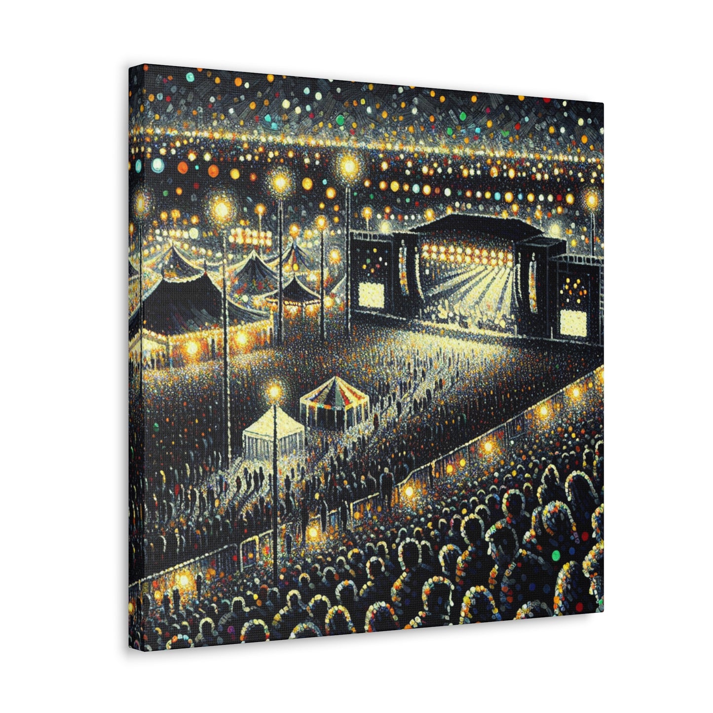 "Joyous Mosaic of Revelry" - Canvas