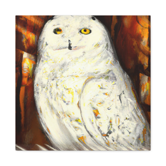 Snowy Owl Majestic Flight - Canvas