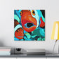 Clownfish Through Expressionism - Canvas