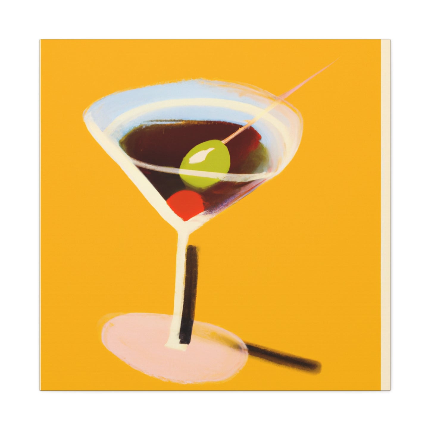 Martinis on a Canvas - Canvas