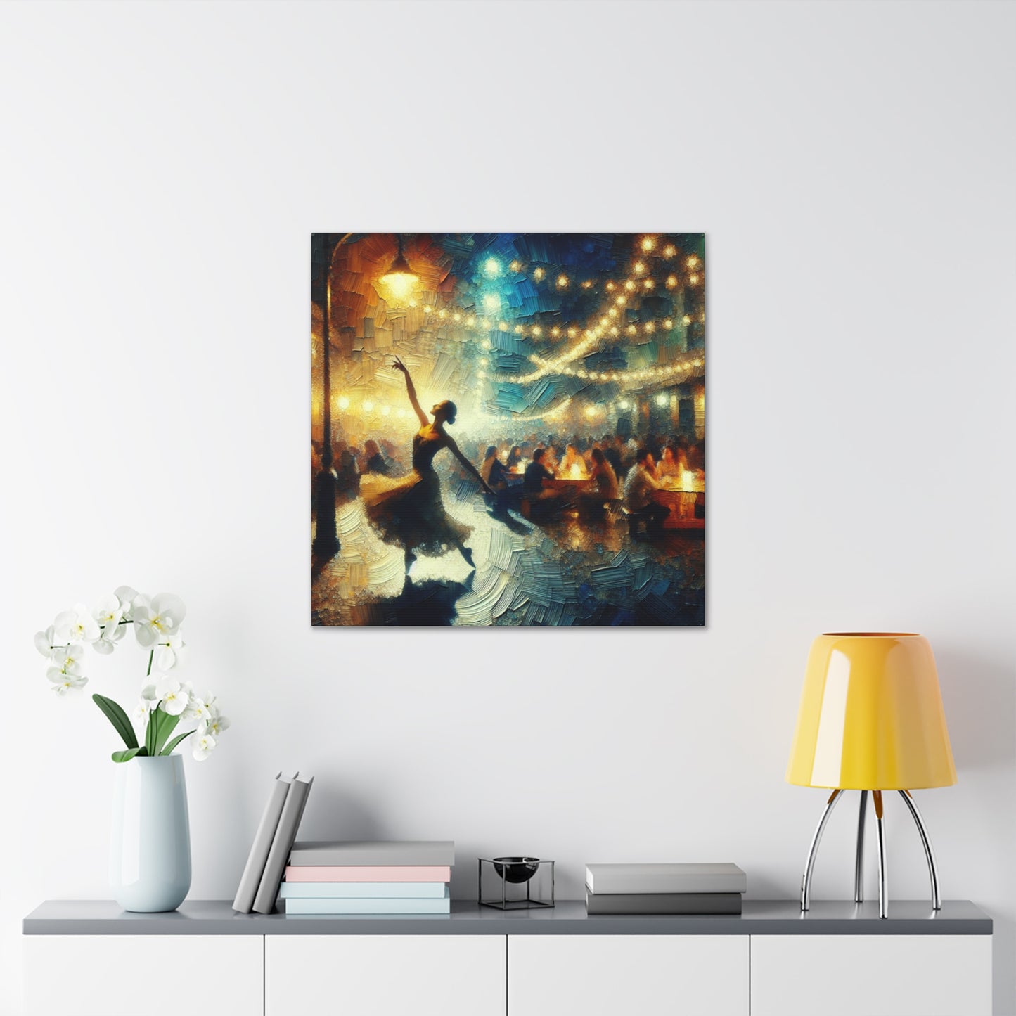 Graceful Rhythmic Elegance Unleashed - Canvas