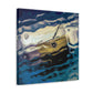 "Dinghy Sails Afloat" - Canvas