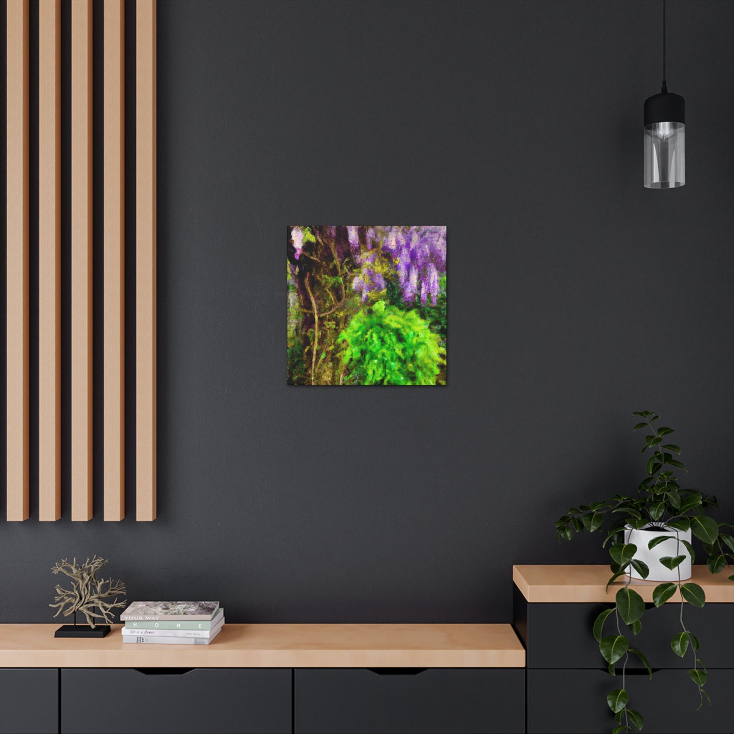 "Wisteria in Bloom" - Canvas