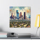 "Houston Huescape Majesty" - Canvas