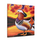 Mandarin Duck Surreality - Canvas