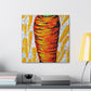 Carrot Pop Art Boom - Canvas