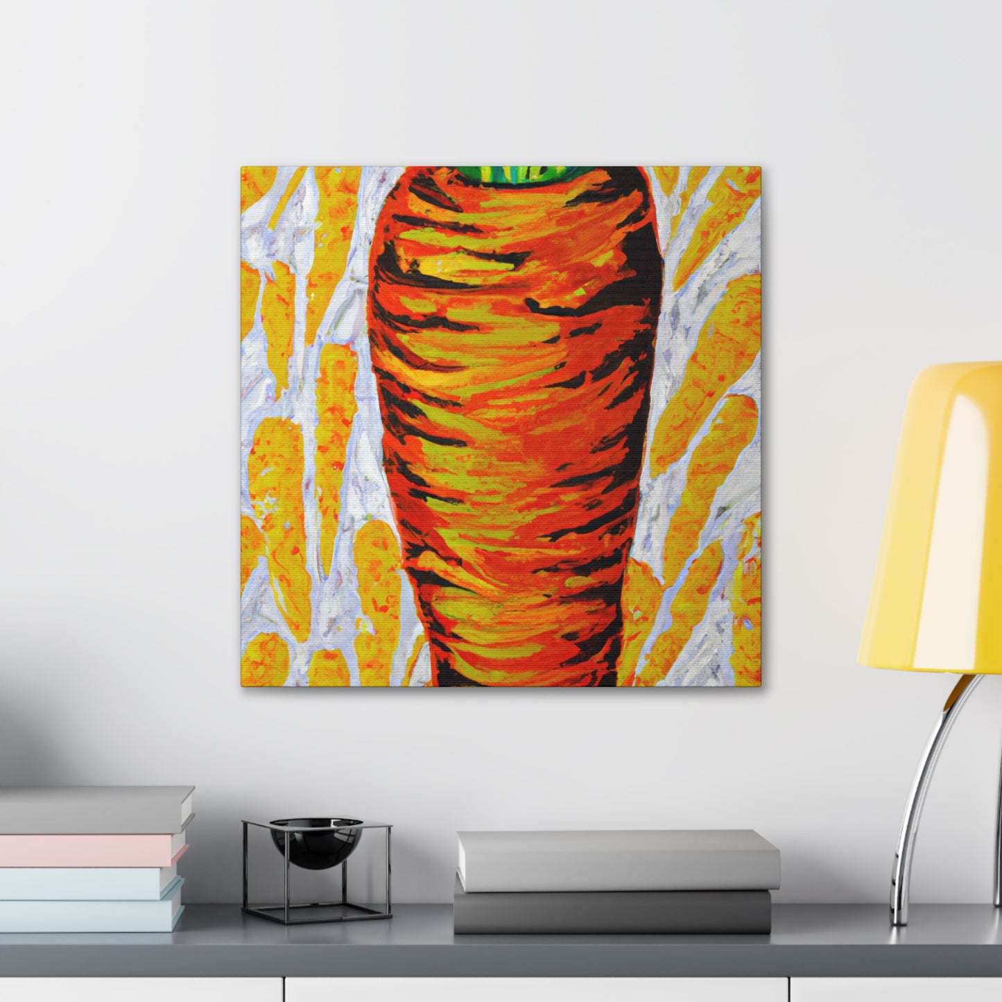 Carrot Pop Art Boom - Canvas